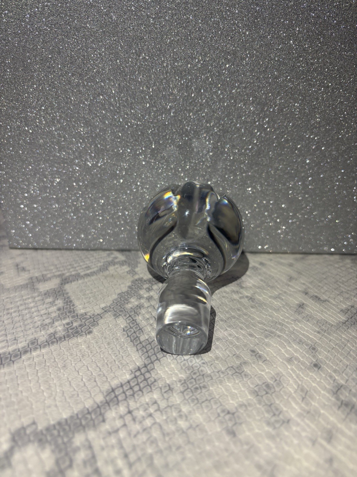 R&D, Sterling And Crystal Decanter By Robert’s&Dore From The Mid 20th Century ￼