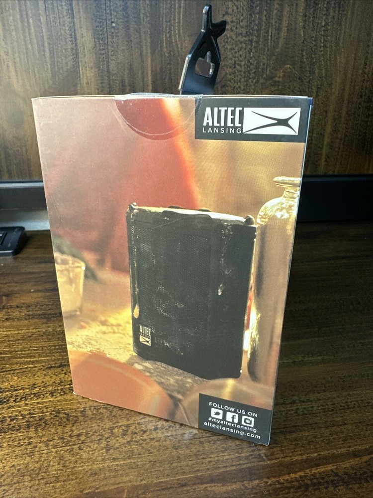 Altec Lansing HydraMotion Bluetooth Speaker Waterproof ,Shockproof black - NEW