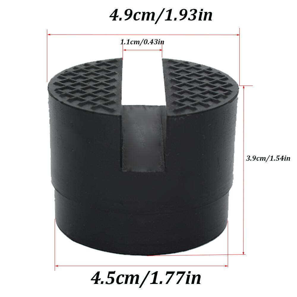 2x Hydraulic Rubber Jack Pad Car Protector Adapter Maintenance Lifting Tool