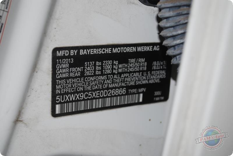Used A/C Selector Switch fits: 2014 Bmw X3 automatic AC w/display screen high li