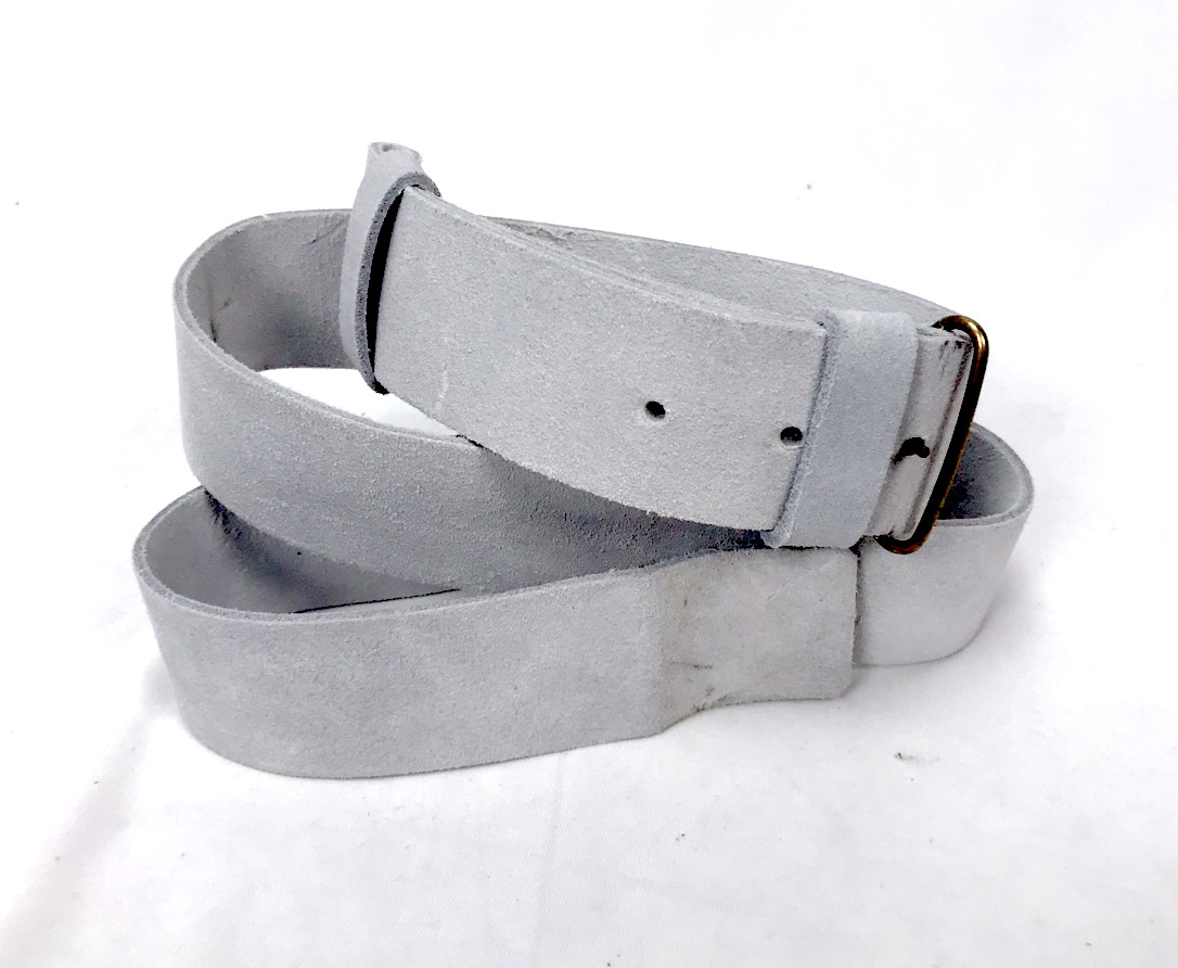 White Buff Leather Officers / Mounted Services Belt