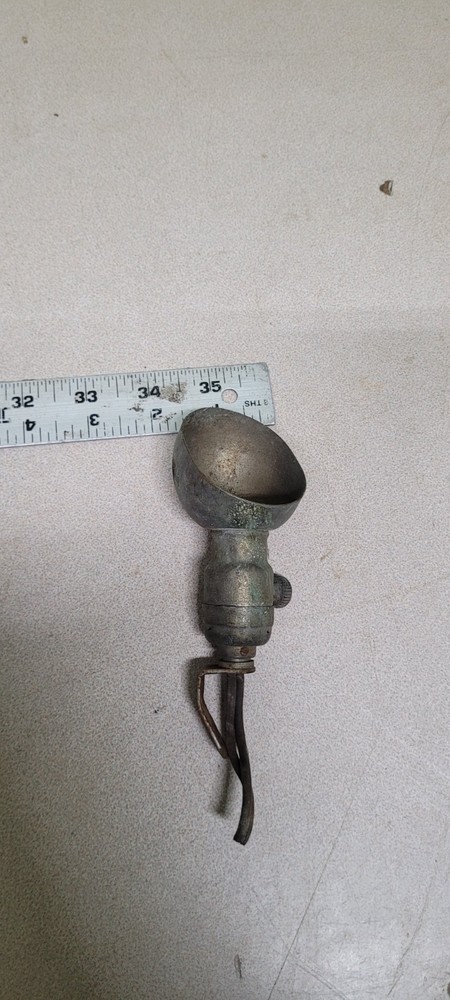 vintage brass light fixture small