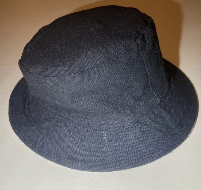 Reversible Tropical Pineapple Bucket Hat White and Black