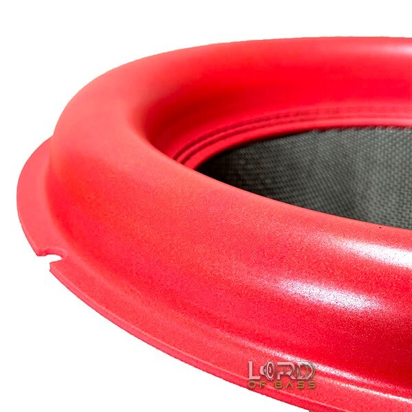 15" Mega Roll Subwoofer Speaker Cone Red Foam Surround