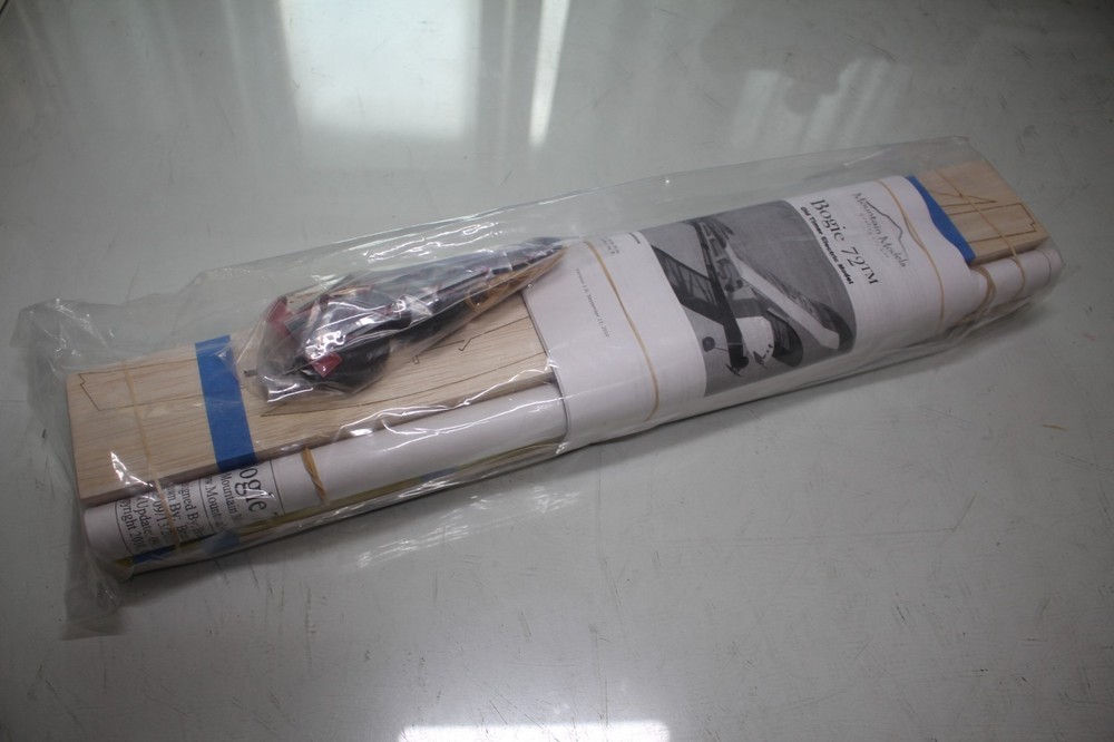 NIB Mountain Models Bogie 72" WS Balsa Laser Cut Old Timer kit