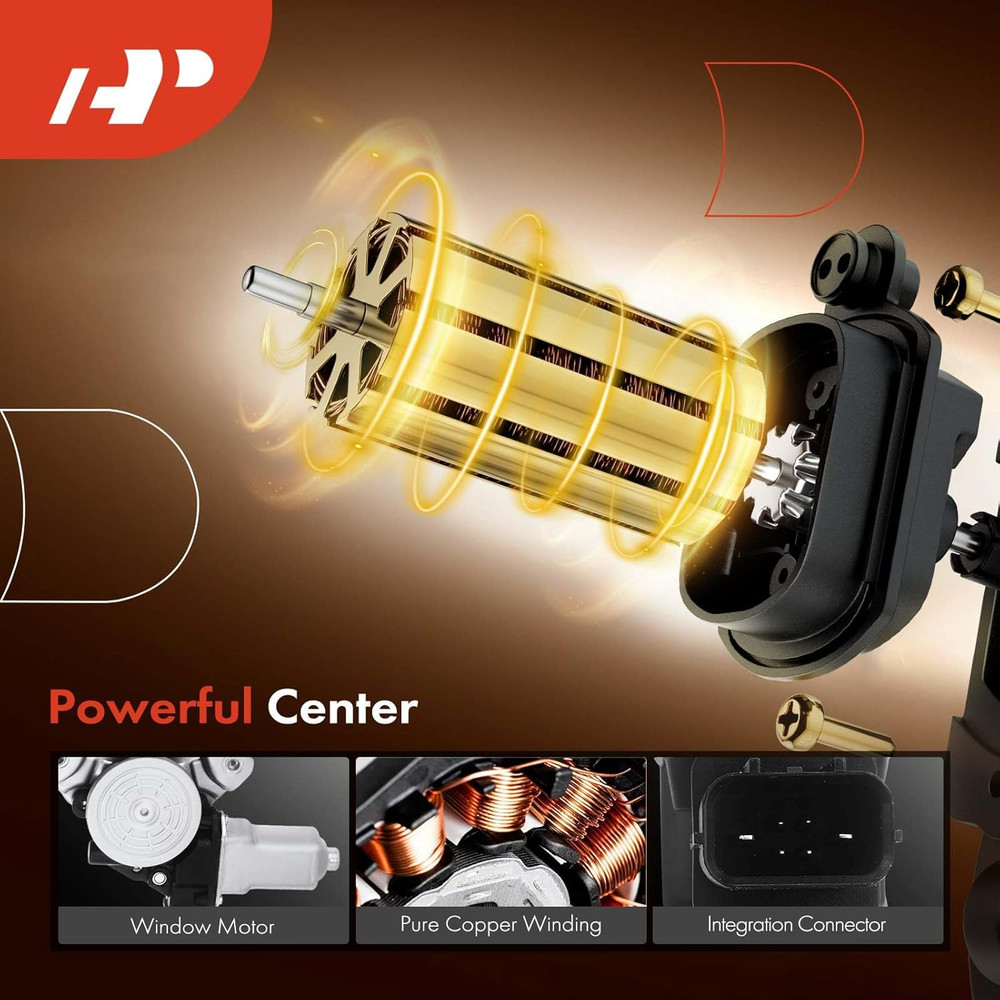 2012-2015 Honda Civic Front Left Driver Side Window Regulator–Compatible Replace