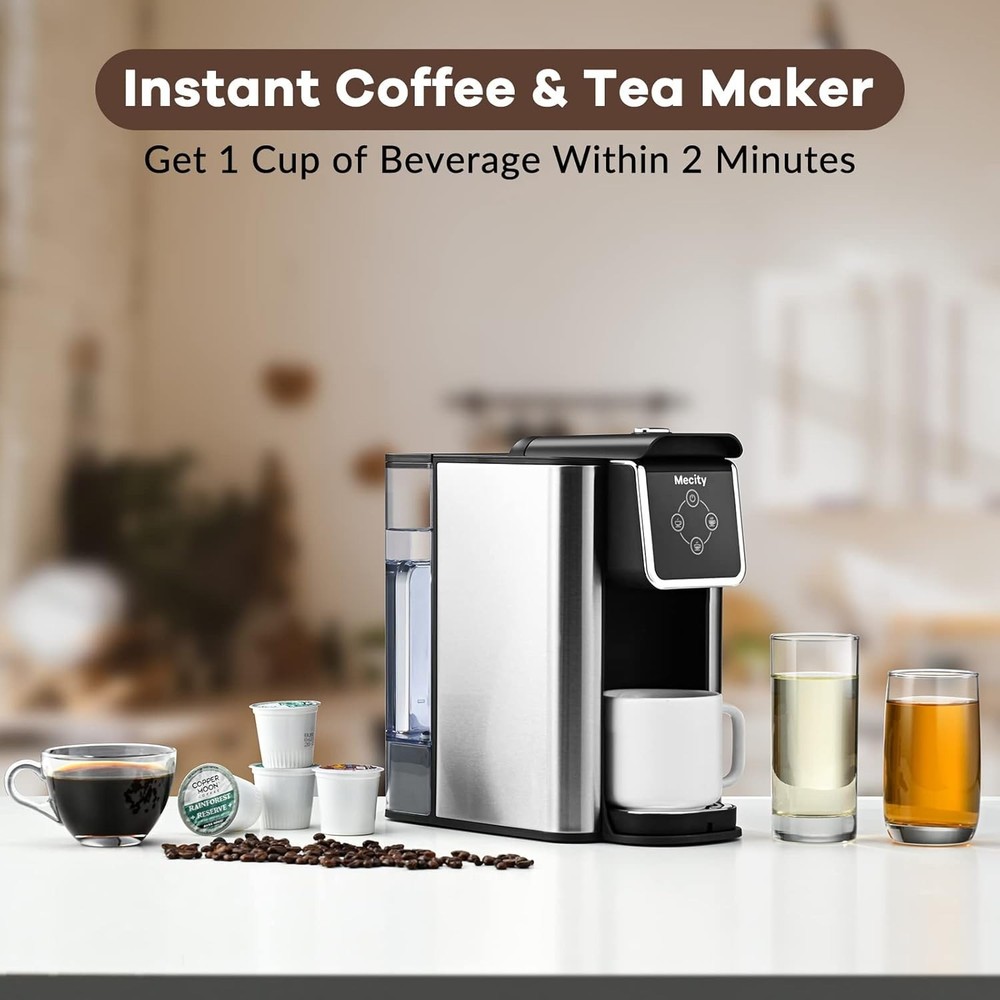 Versatile Drip Coffee Maker with Removable Tank - Brew Coffee & Tea in Minutes