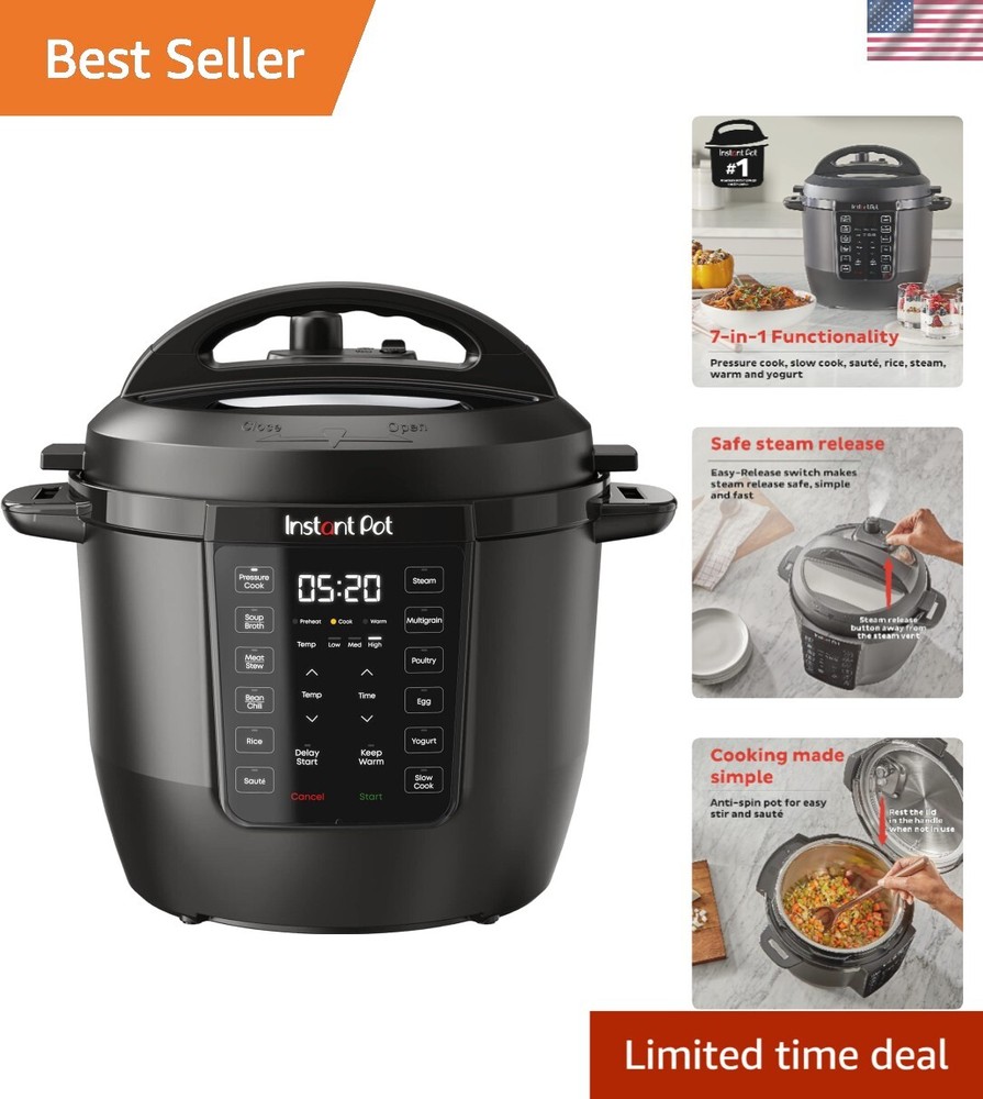 Advanced RIO 7-in-1 Multi-Cooker with Touch Controls and Over 800 Recipes