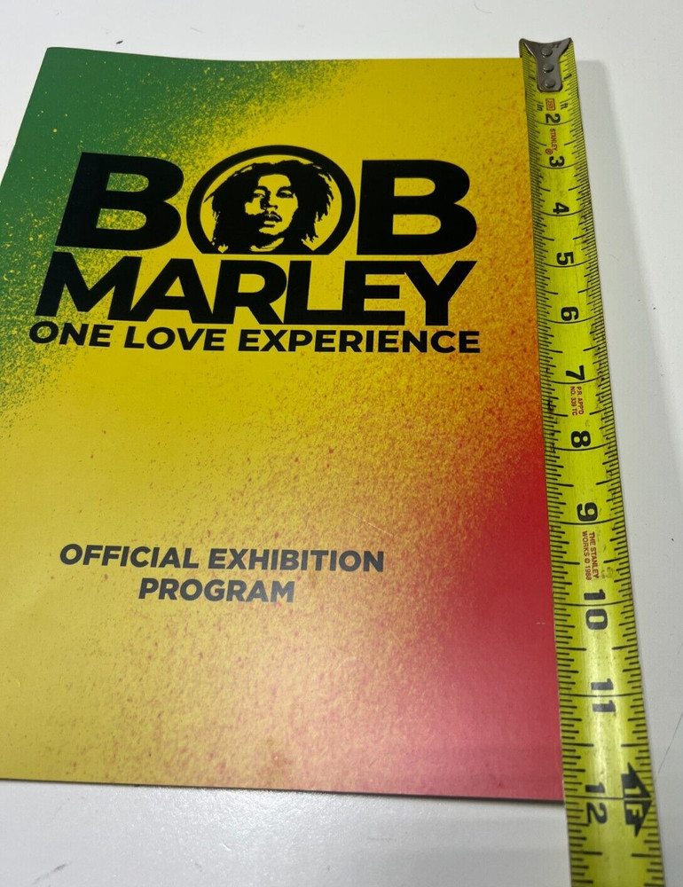 BOB MARLEY ONE LOVE EXPERIENCE BOOK PROGRAM NEW!! ORIGINAL, OFFICIAL