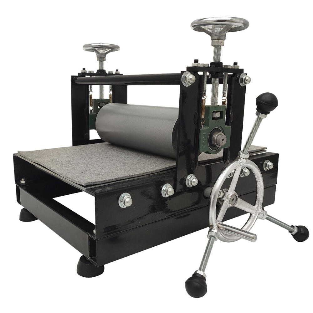 19.7*12.6in Tabletop Printmaking Machine Portable Slab Roller Engraving Press