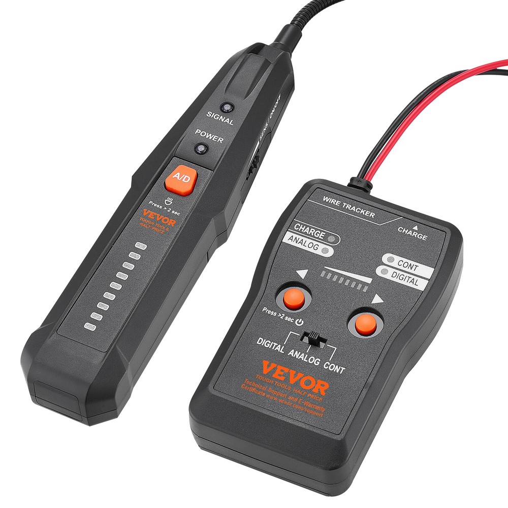 VEVOR Underground Cable Locator 6.5 FT Max. Detection Depth Wire Break Detector