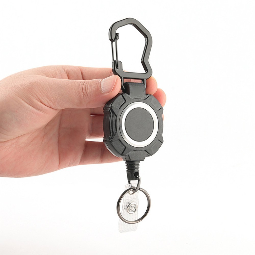 Functional Badge Reel and Keyholder with Secure Card Holding Functionality