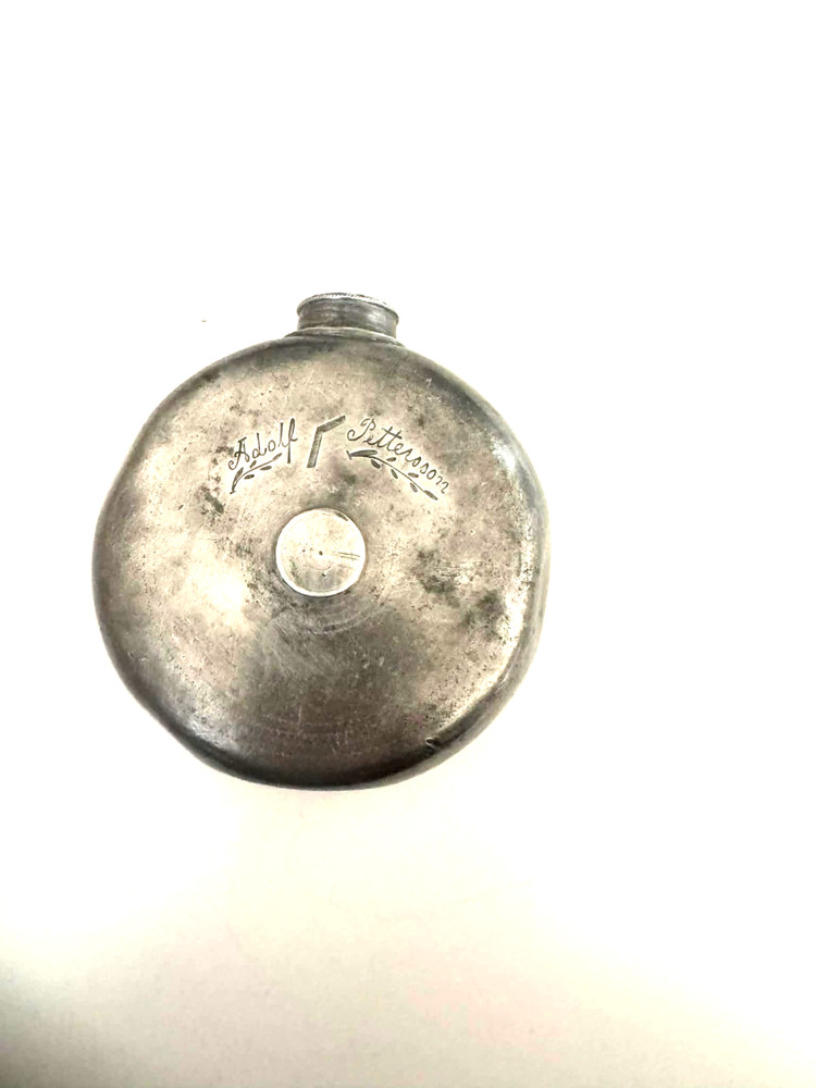 Antique silver flask 1816 year 400gr