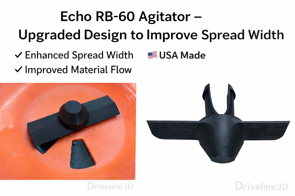 Echo RB-60 Agitator / Upgraded To Improve Spread Width / USA Made