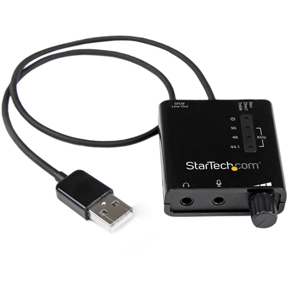 StarTech ICUSBAUDIO2D USB Stereo Audio Adapter Sound Card