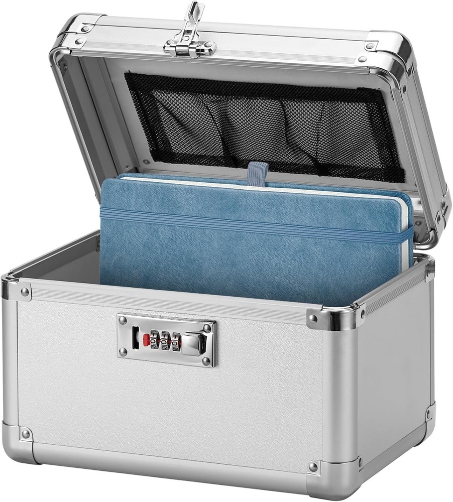 Large Lock Box Security Combination Lock Box Locking Storage Case Personal Items
