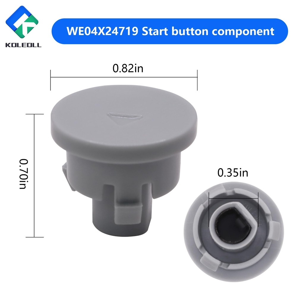 WE04X24719 Start Button Assembly Compatible with Hotpoint GE