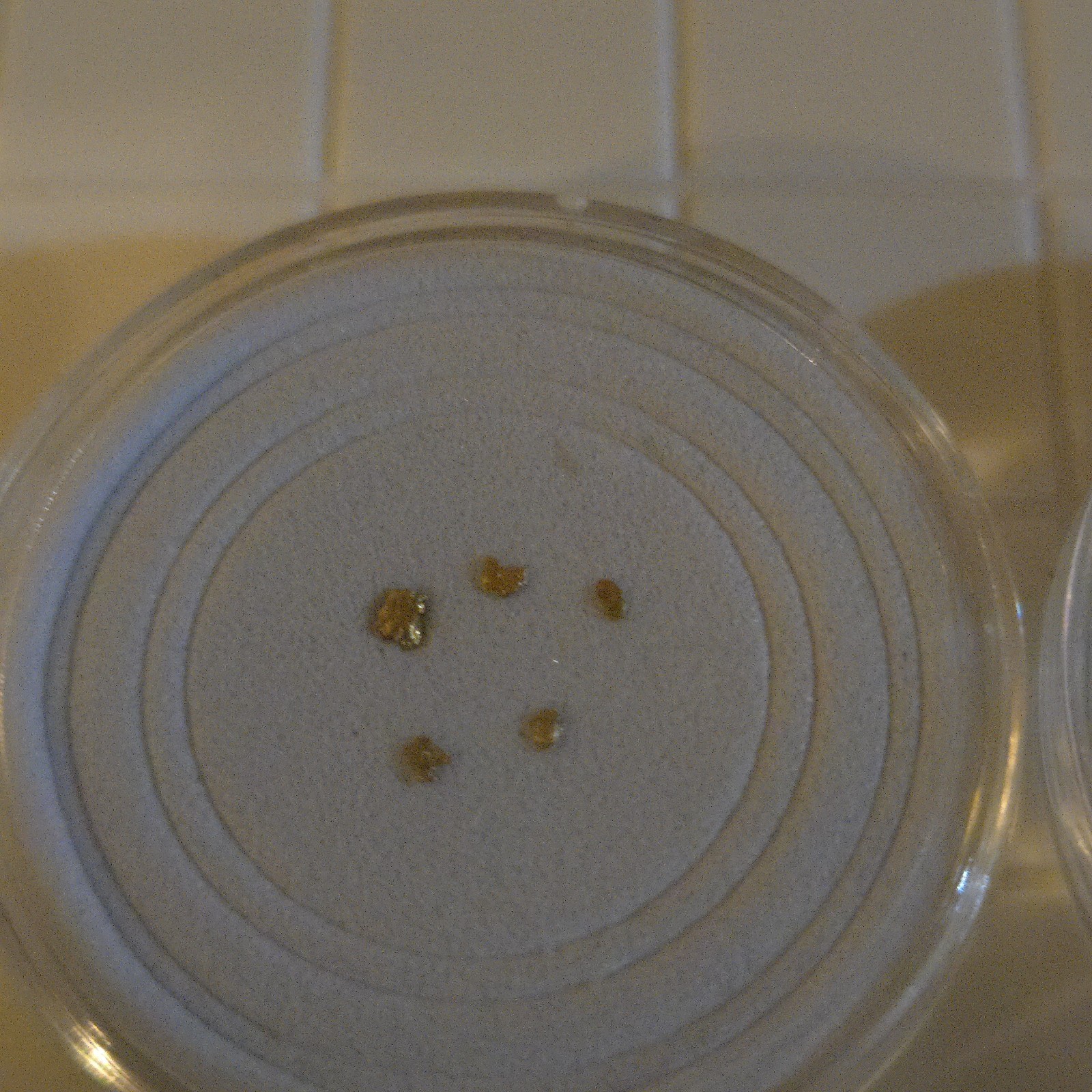 Beautiful 25 Mesh Natural Gold Nuggets (5 Piece Lot) In Unique Gift Box