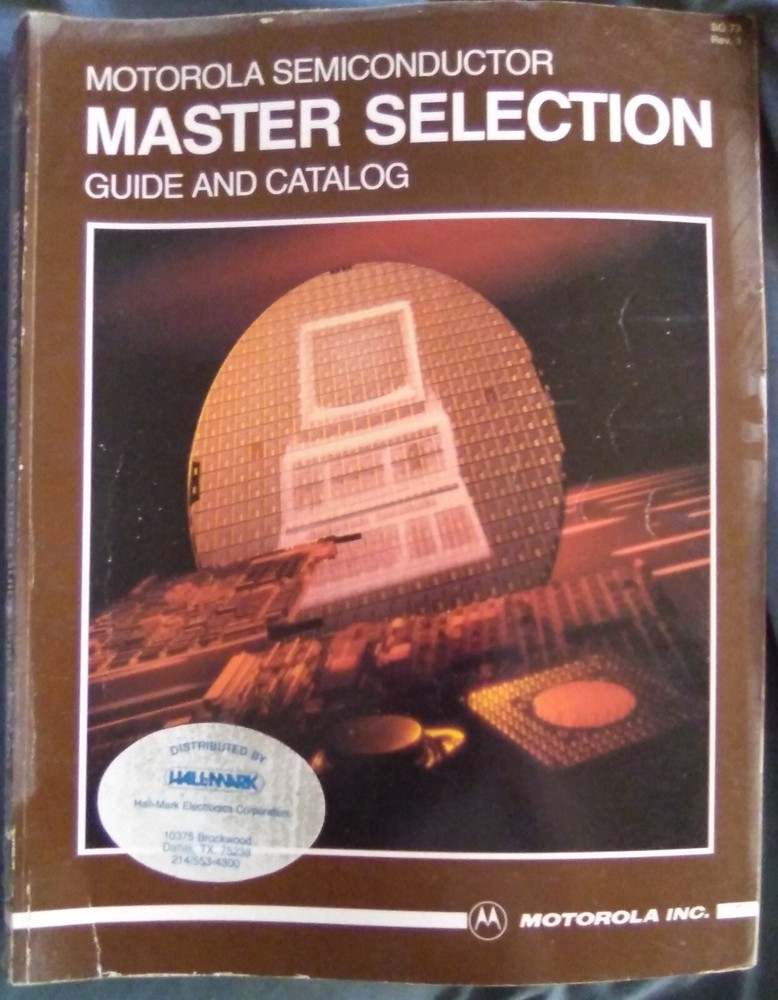 Vintage Motorola Semiconductor Master Selection Guide and Catalog 1984