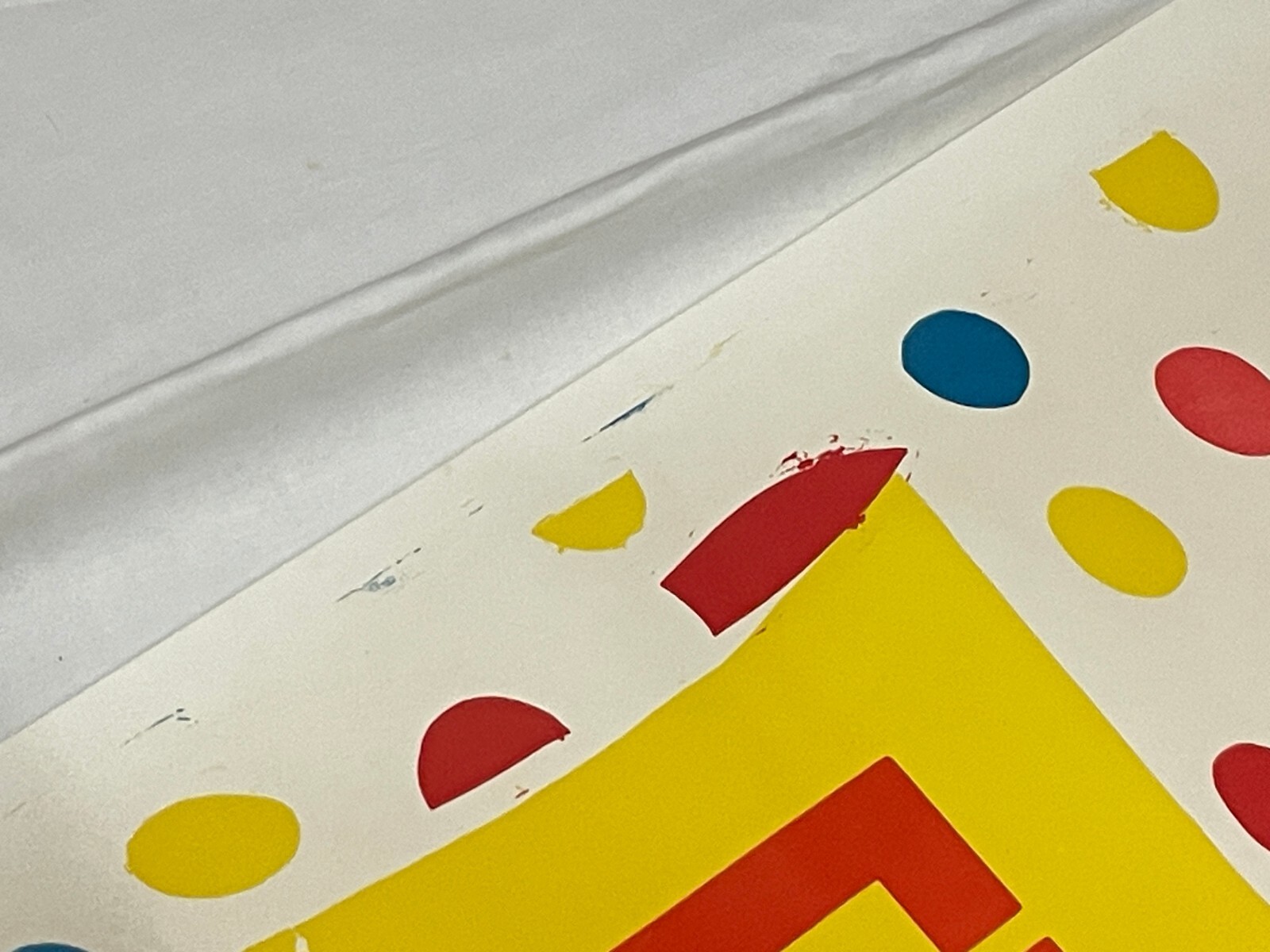 28" x 42" Original Vtg Fisher Bros Circus Poster Clown With Glasses Arkansas #3