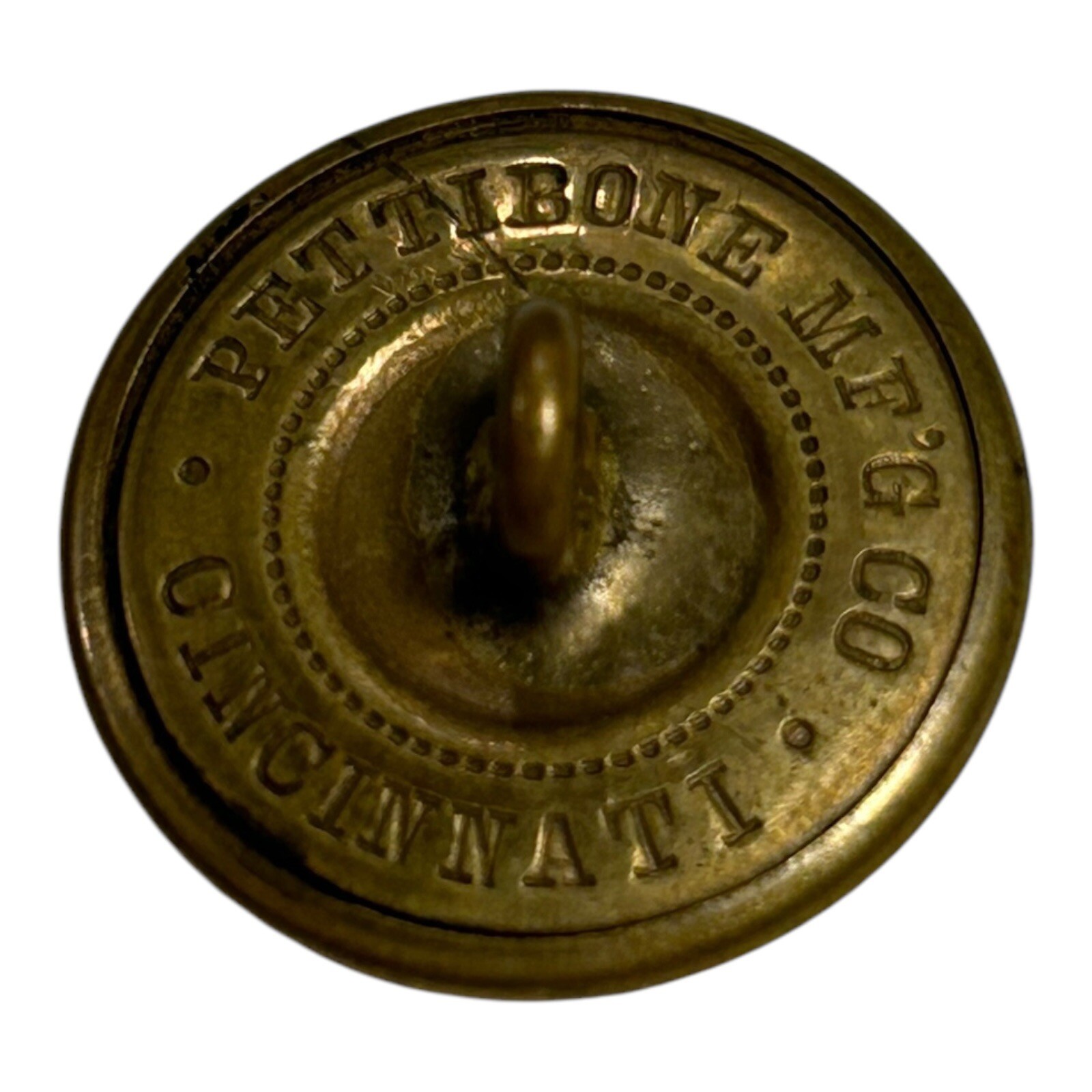 Antique Authentic Louisiana Militia Coat Confederate Post Civil War Button