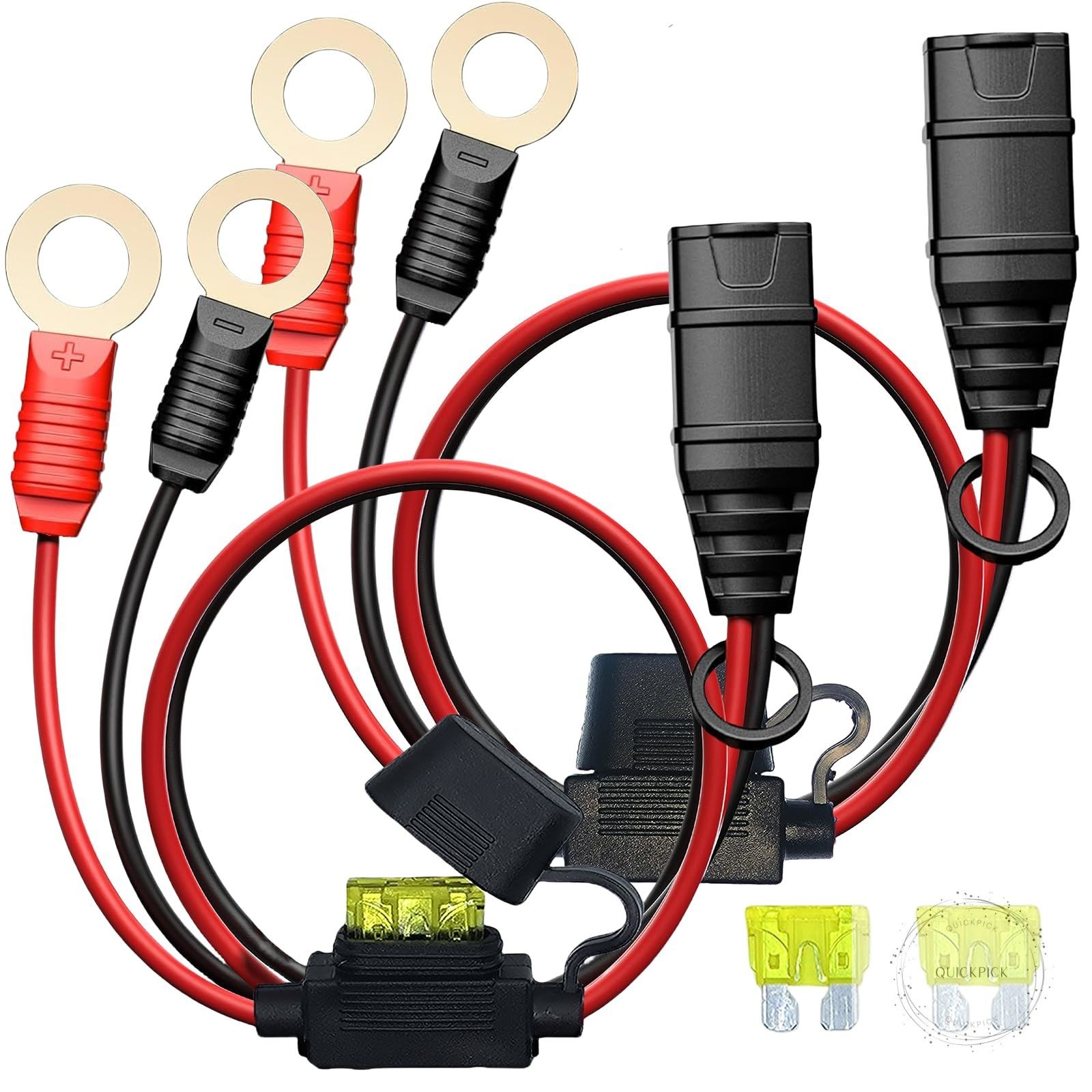 2 Pack GC008 X-Connect fit for NOCO Battery Charger Accessories Cables,M10 3/8in