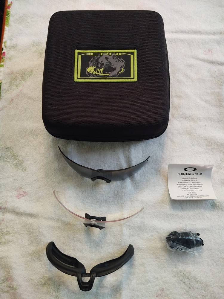 SI Ballistic Halo Glass Inserts w/ Case
