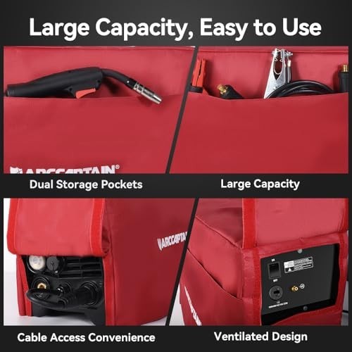 Waterproof Welding Machine Cover, Reusable Foldable Dust Protector 20"x14