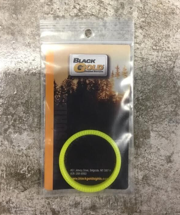 Black Gold Sight Ring 1 3/4