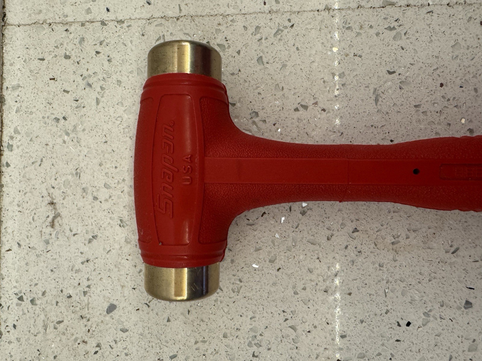 Snap-On HBBT16 Red 16oz Bronze Hammer NEW