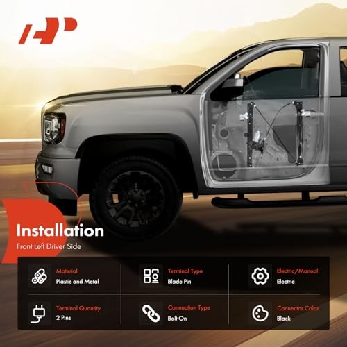 Electric Power Window Regulator with Motor Compatible with Dodge Front Driver