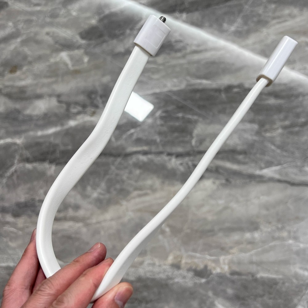 For Security Camera 1/4'' White Flexible Twist Mounting Rubber Base Bracket