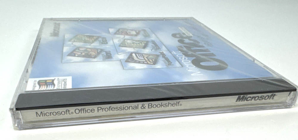 Microsoft Office Professional & Bookshelf Windows 95 SEALED W/Complete W Keys