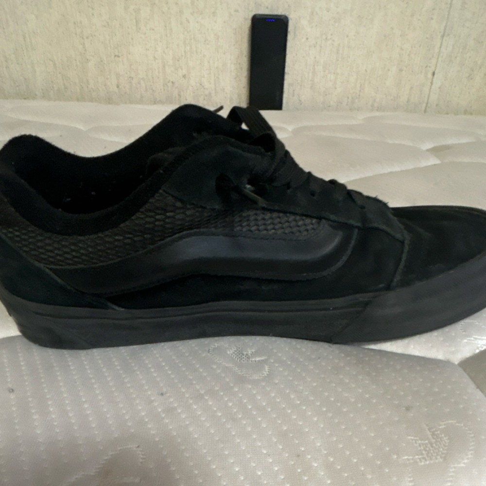 VANS Black Skateboarding Shoes