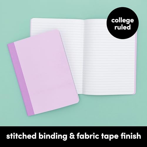 Composition Notebook Journals, 60 Pages, 8 Color Covers 32-Pack Bright (60pgs)