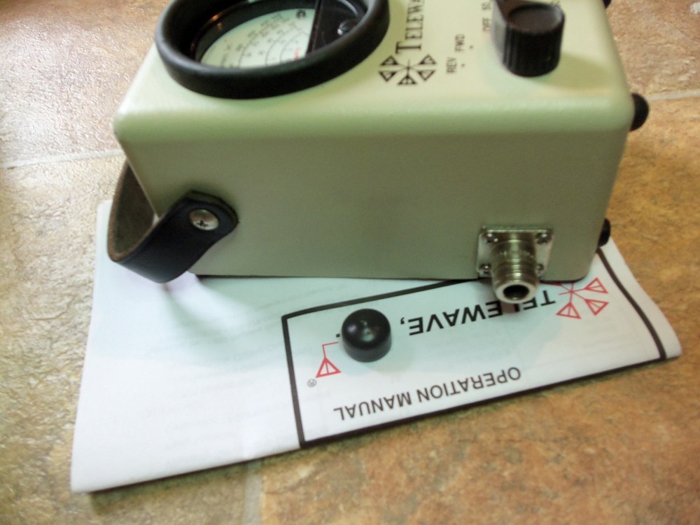 TELEWAVE 44AP RF Thruline Wattmeter Watt Reading Meter / Nice