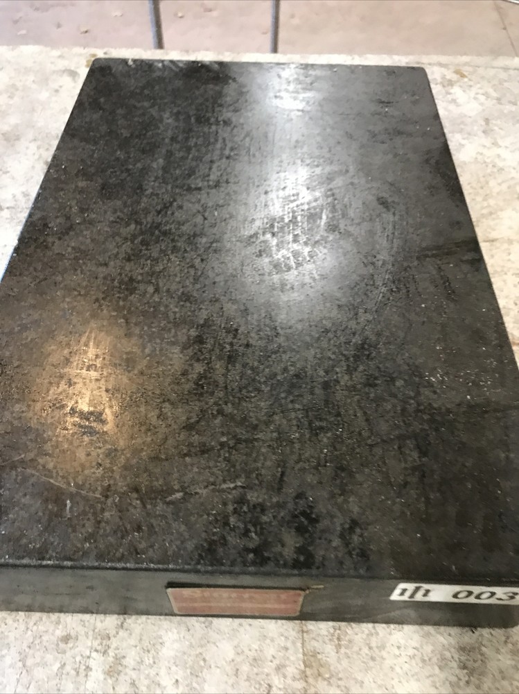 Starrett Black Granite Surface Plate 18"x12"x3”