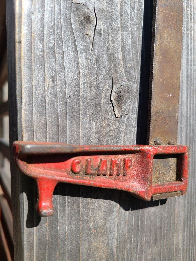 Vintage JUDD 6" Bar SPEED CLAMP Adustable Red