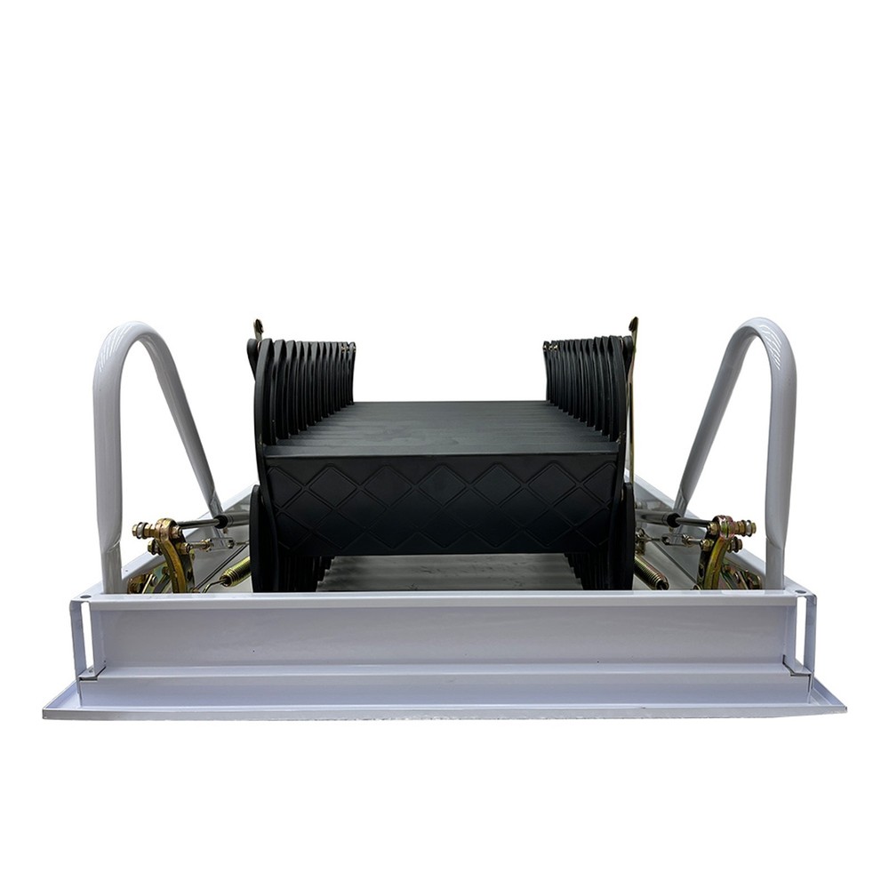 9.84ft Black Attic Pull Down Ceiling Ladder 31.5''x35.43'' Folding Loft Ladder