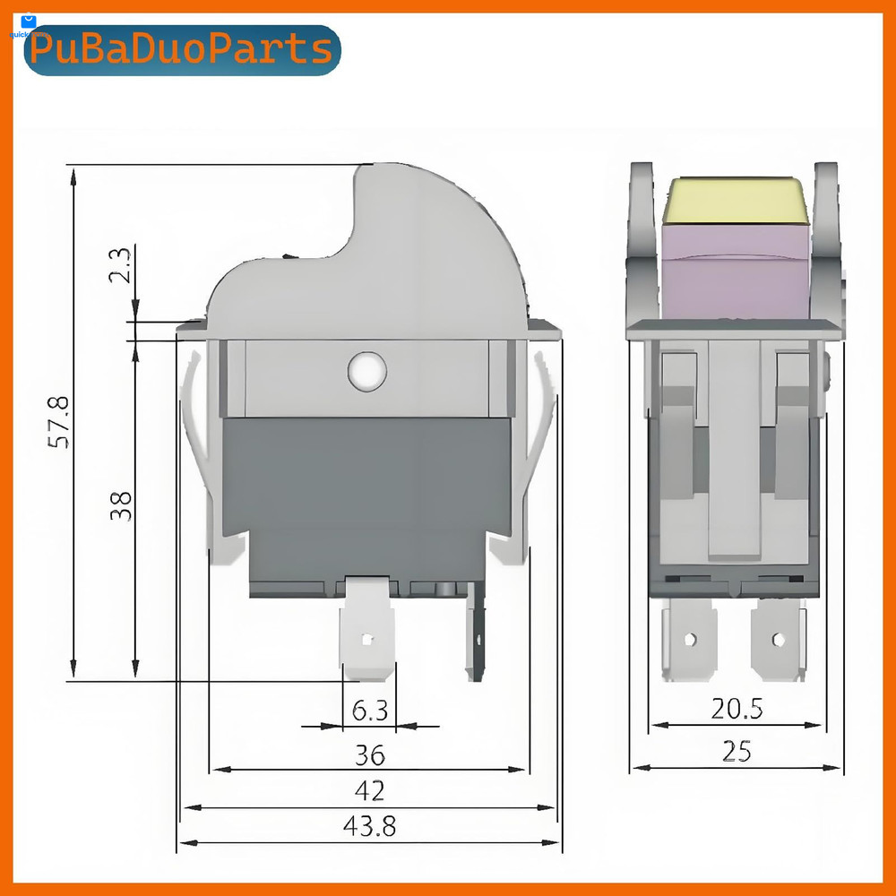 SW7A Table Saw On-Off Toggle Switch Replacement for Delta 489105-00 & Ryobi...