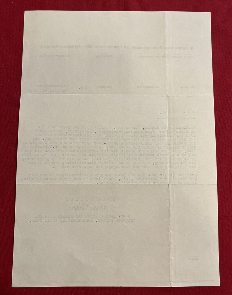 1934 Third Reich Era Combat League Work Reference German Document WW2 WWII