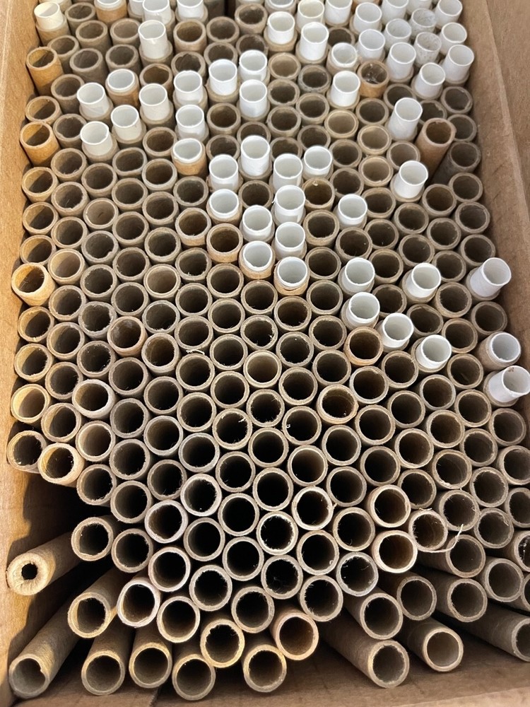 Bee Nesting Tube Refill Inserts Cardboard Basic 8MM 6" Over 500 Misc. CrownBee