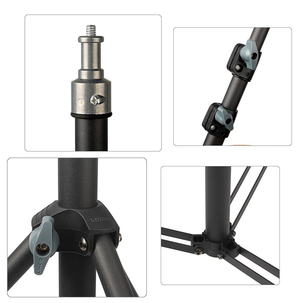 Adjustable Max. 2m Light Stand Tripod for Studio Photo Flash LED Light