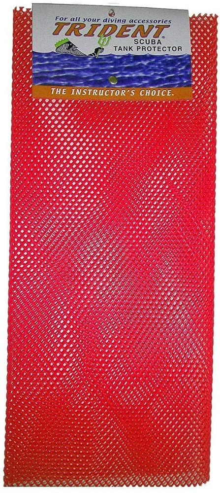 Scuba Diving Tank Net Protector Tight Weave Red TA60RD