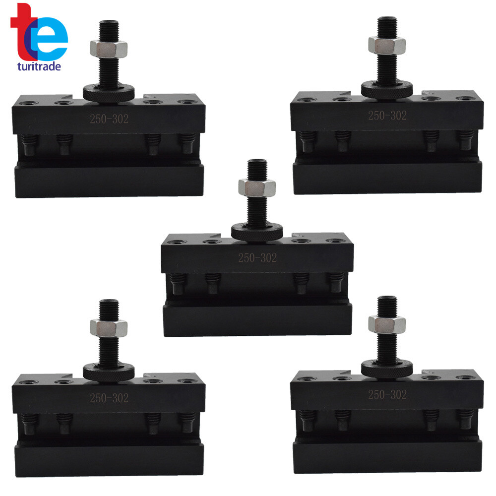 5× CXA #2 250-302 QUICK CHANGE TURNING FACING & BORING TOOL POST HOLDER New