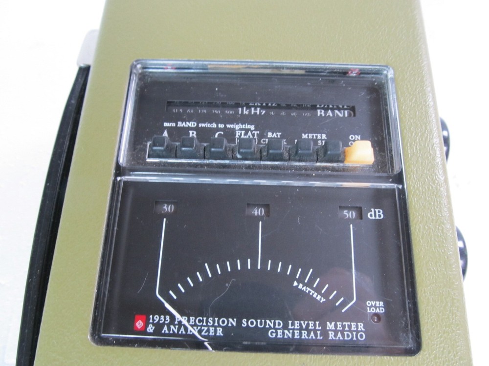 General Radio 1933 Precision Sound Level Meter & Analyzer - UNTESTED