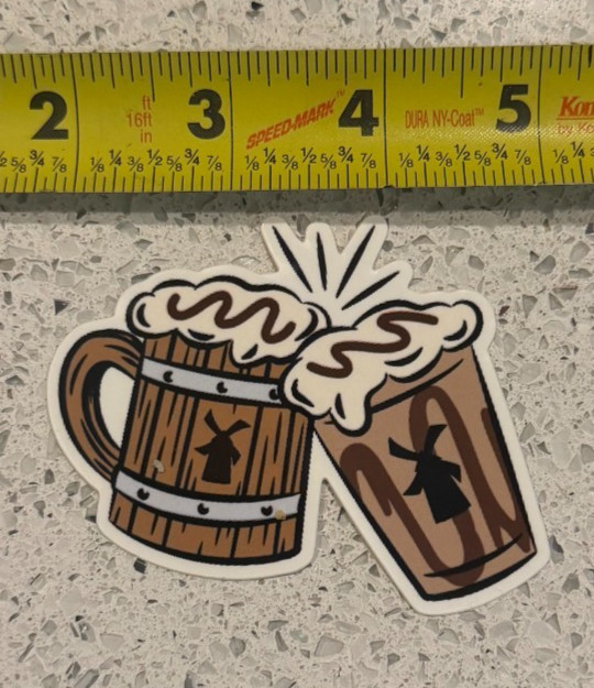 Dutch Bros March App sticker Challenge Foam & Fortune, Emerald Pursuit, Shamrock