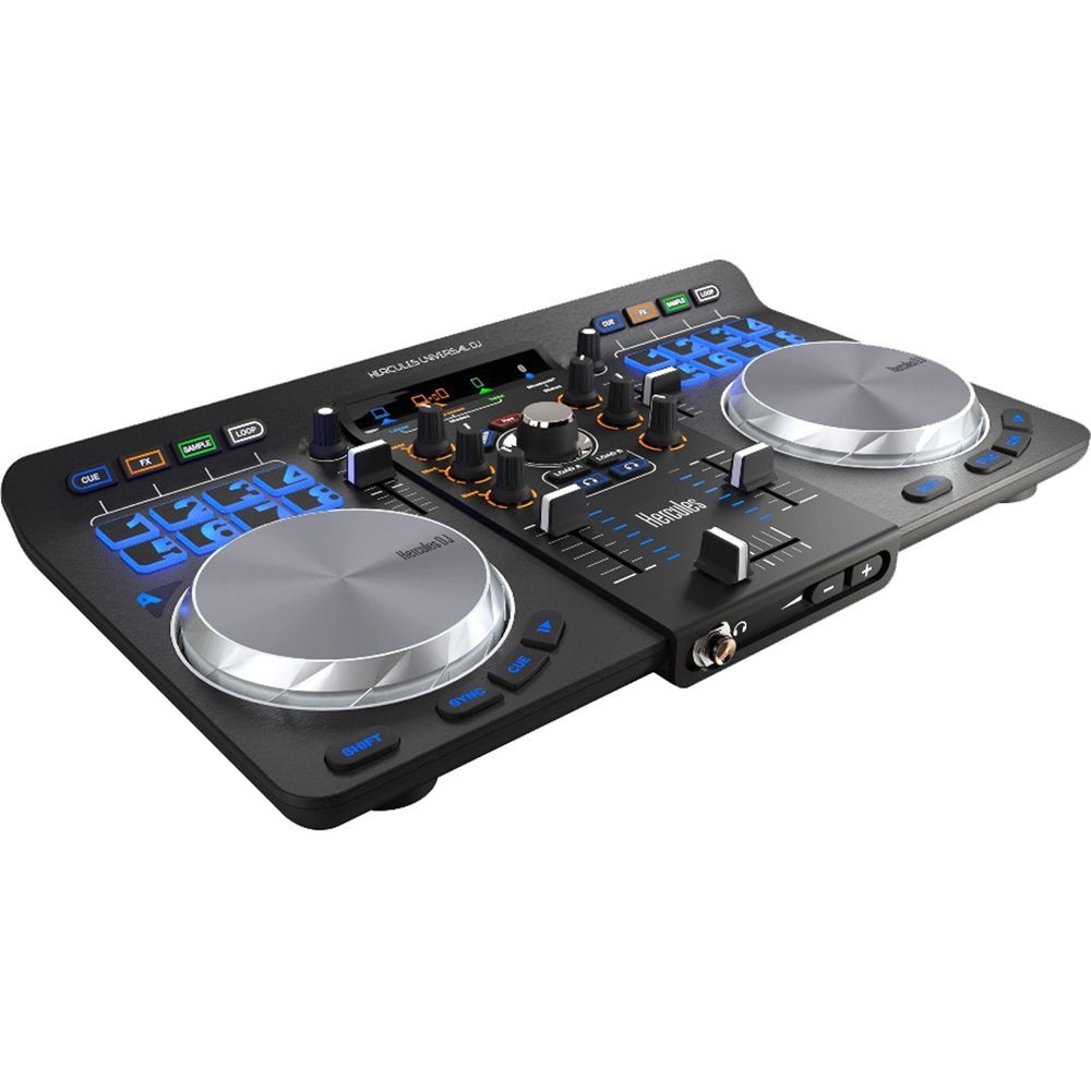 Hercules Universal DJ, Bluetooth & USB DJ Controller with Tablet & Smartphone