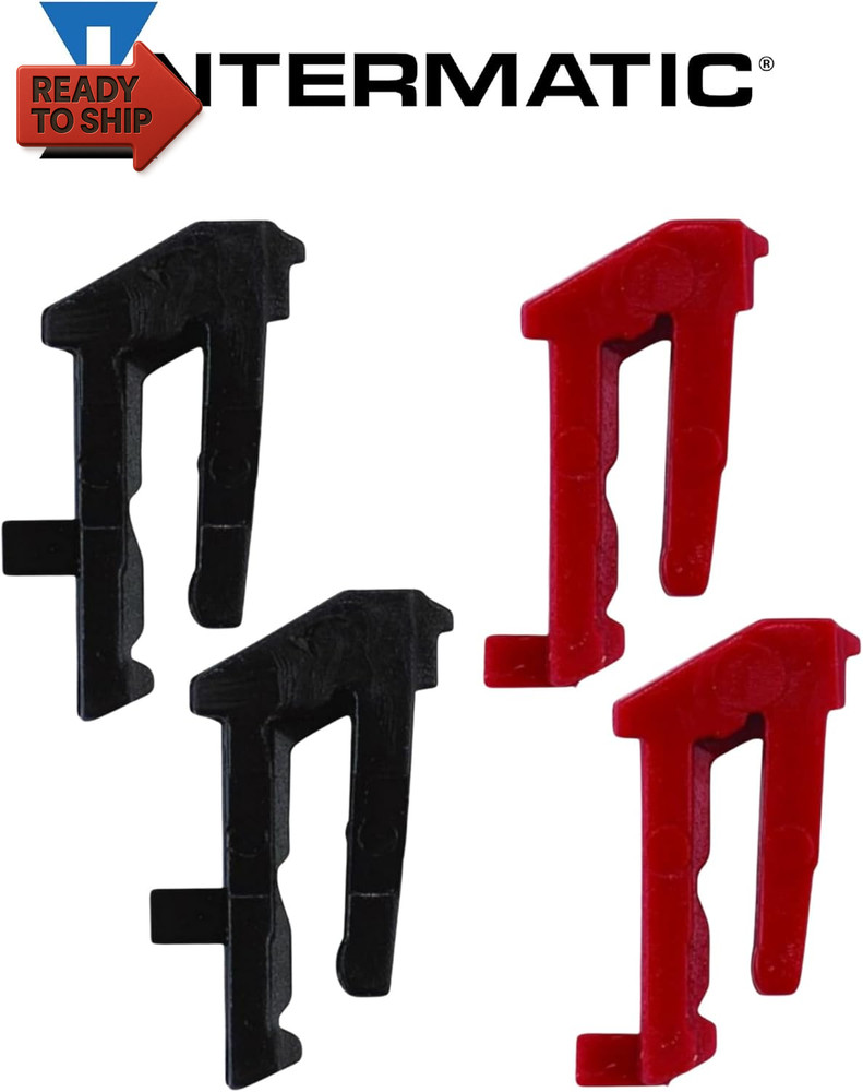 Cycle Timer Plastic Tripper Pins, 2 Red 2 Black