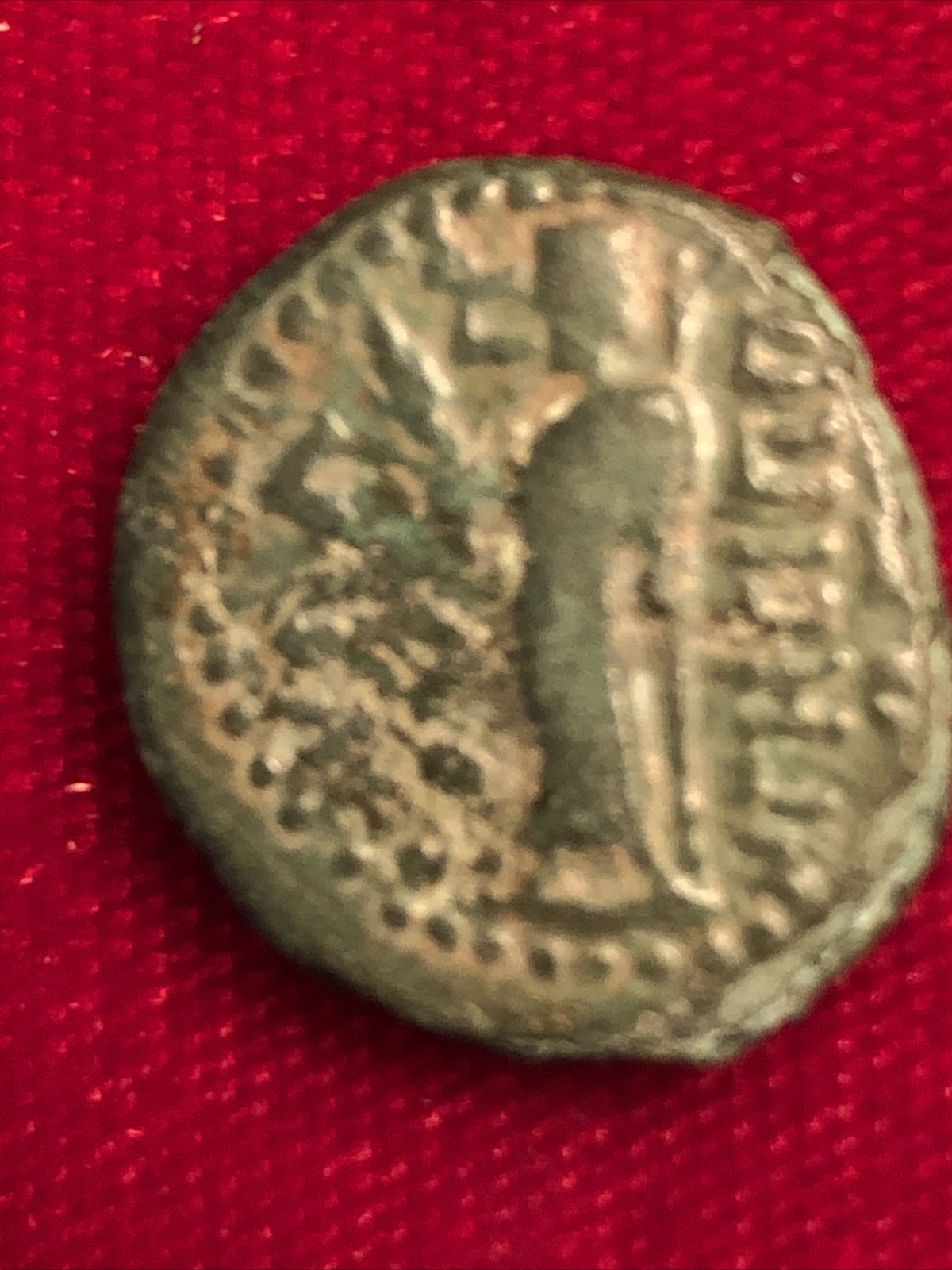 nero ae19 lydia hypaepa Ad54-68 Nero /Zeus Wonderful Green Patina